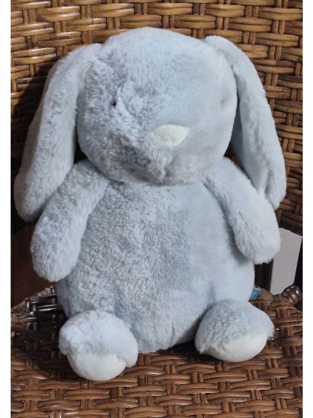 Manhattan Toy Company BUMPERS BUNNY BLUE Stuffed Animal Plush 12" Toy